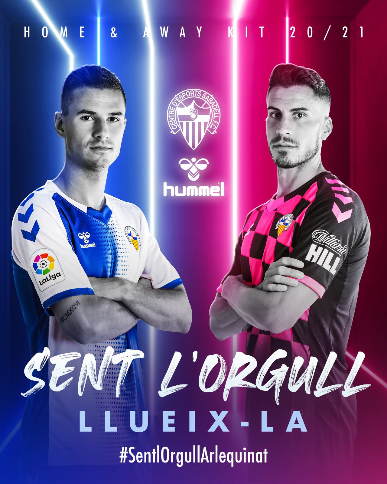 Disponibles la primera y segunda equipación oficial del CE Sabadell 20